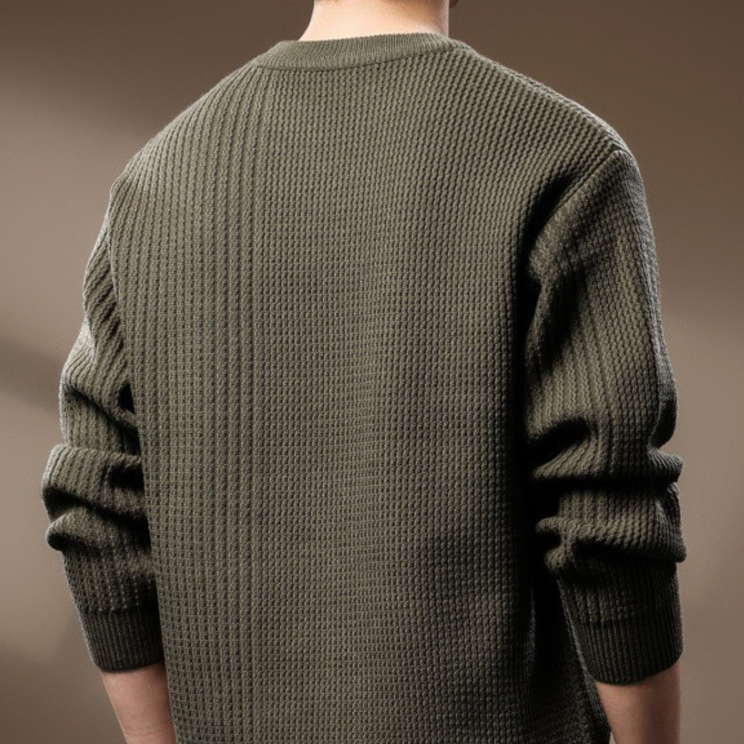 Men's green sweater